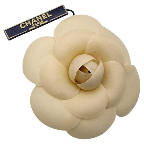 chanel camellia brooch second hand|chanel vintage brooch.